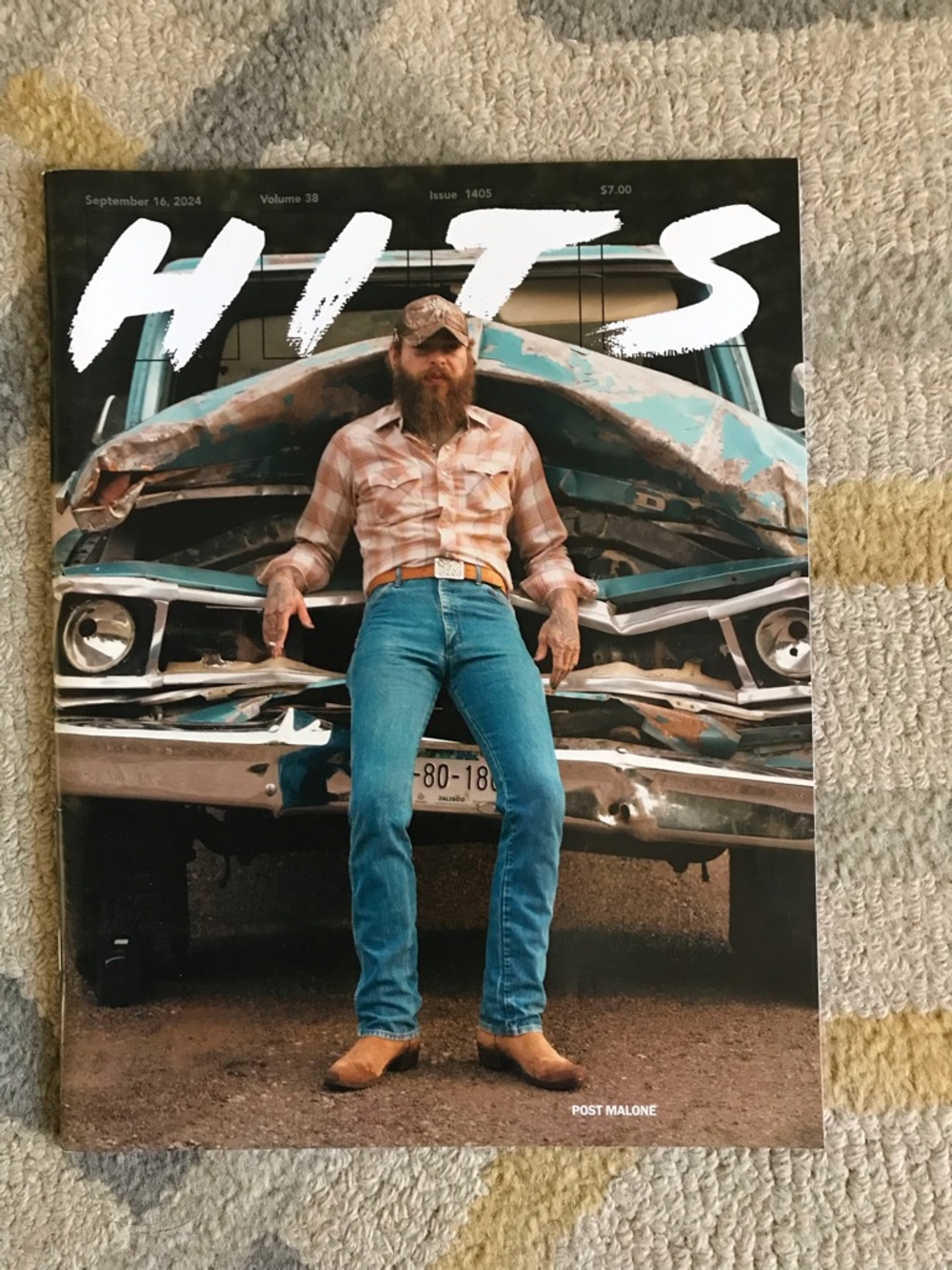 Post Malone HITS Music Industry Magazine September 16, 2024